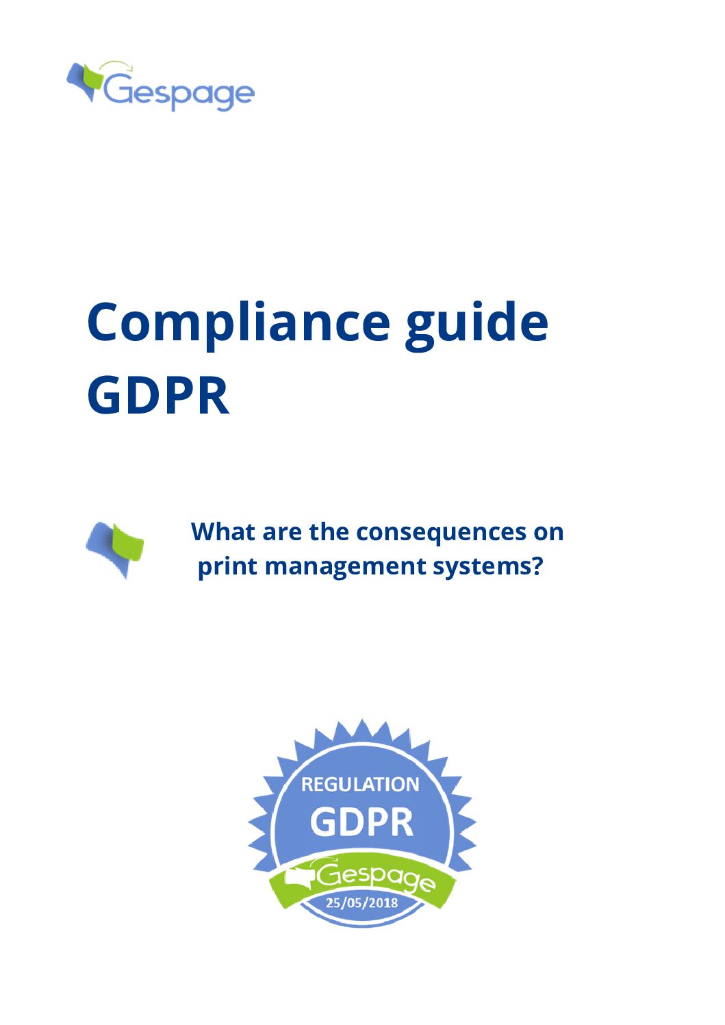 GDPR General Data Protection Regulation 5 • Gespage