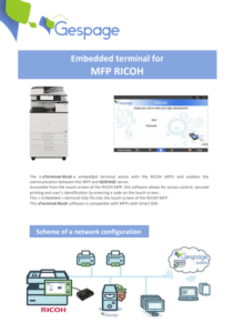 Embedded terminal for MFP RICOH 1 • Gespage